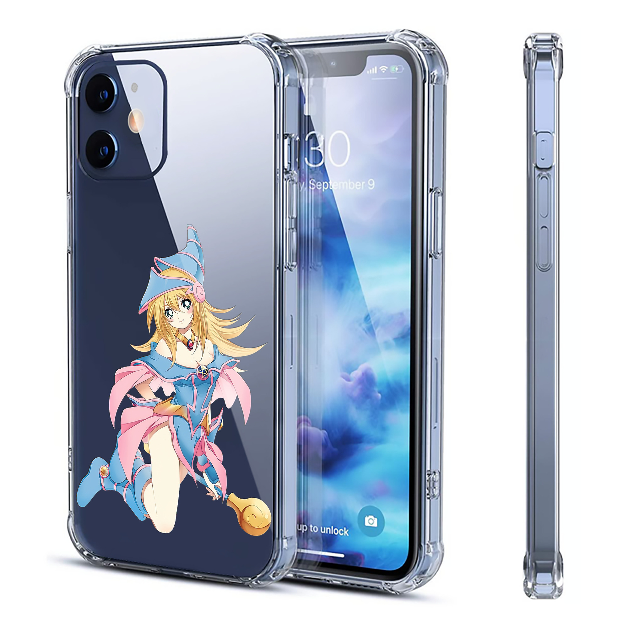 （画像用） 遊☆戯☆王 Yu-Gi-Oh! 【iPhone 12シリーズ対応】透明スマホケース（クリアソフトケース）